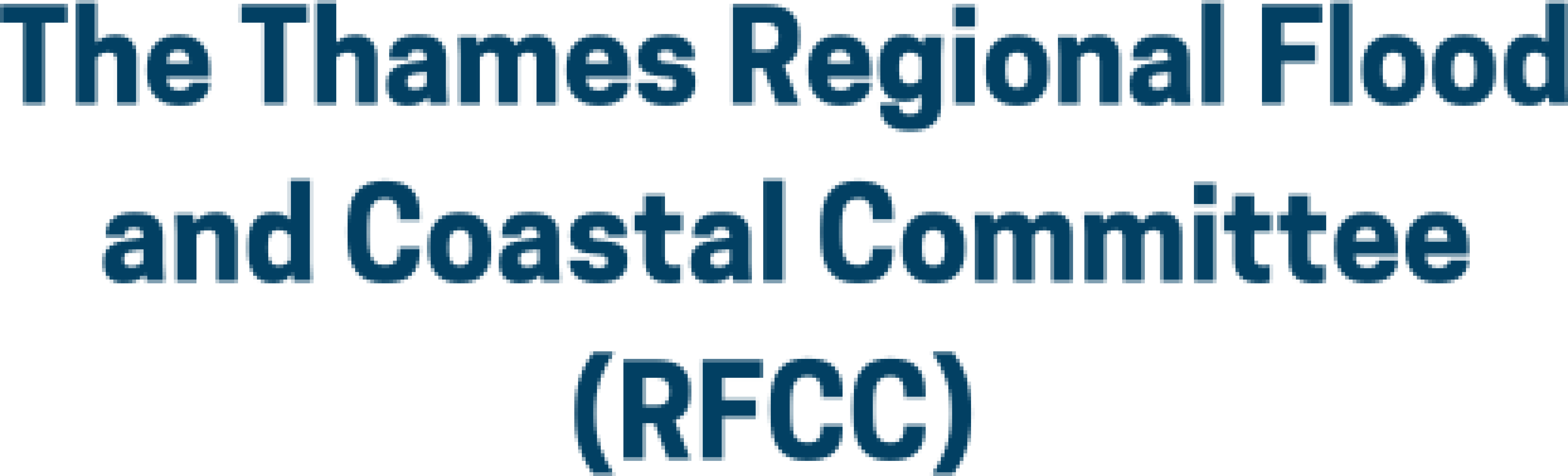 The Thames Regional Flood and Coastal Committee (RFCC) logo